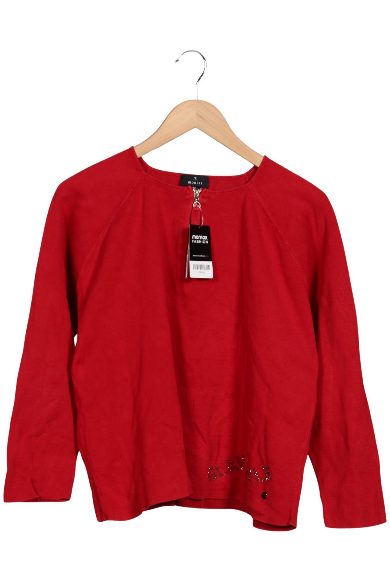

monari Damen Pullover, rot, Gr. 40