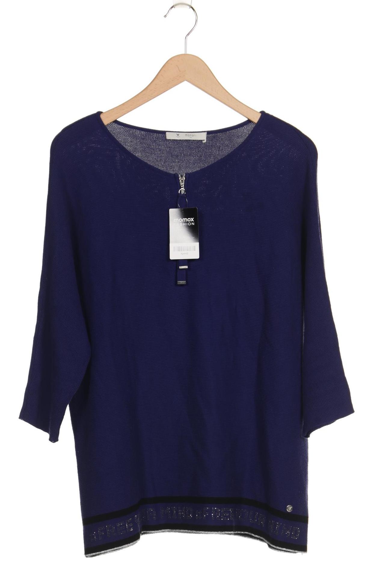 

monari Damen Pullover, blau, Gr. 40