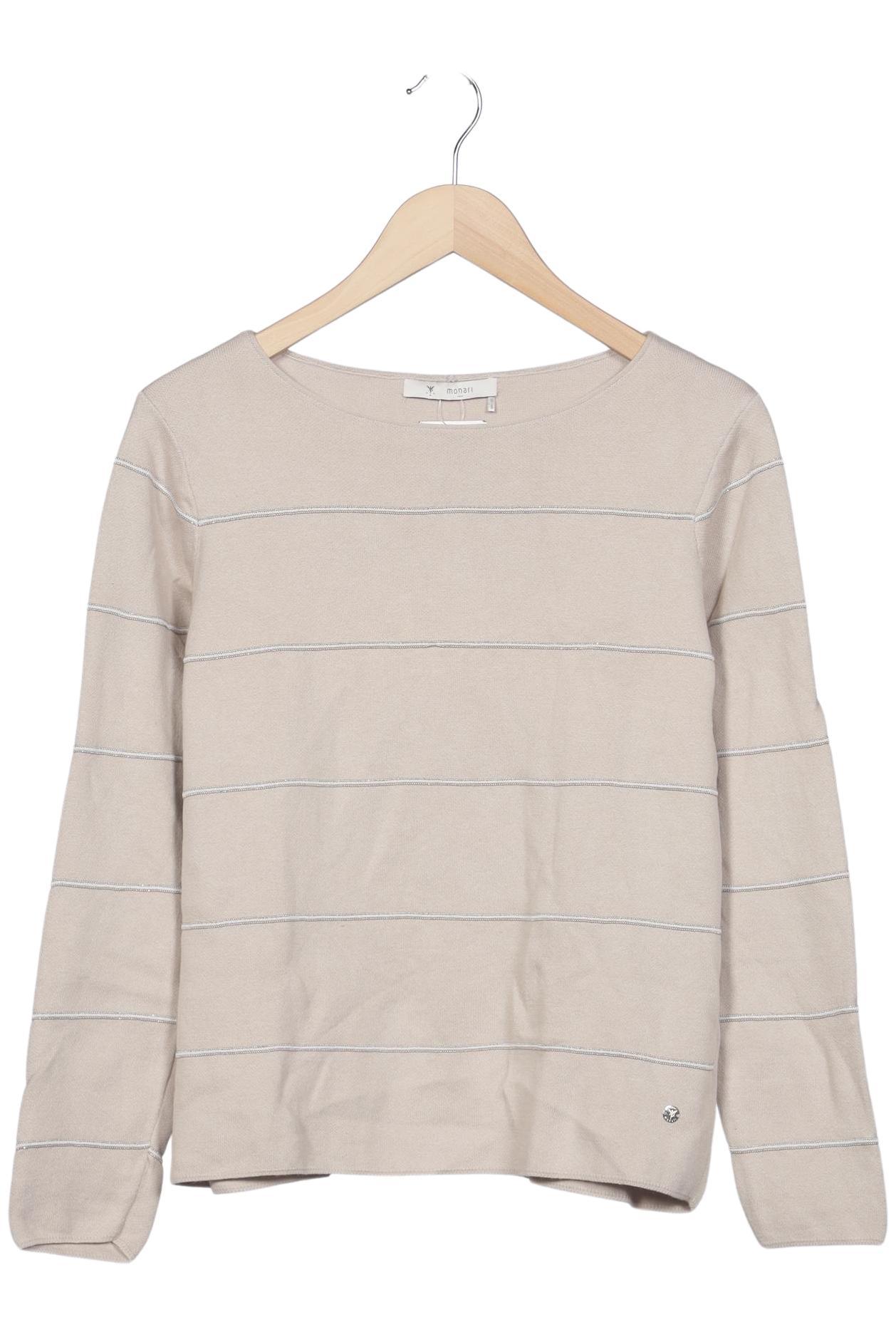 

monari Damen Pullover, beige, Gr. 38