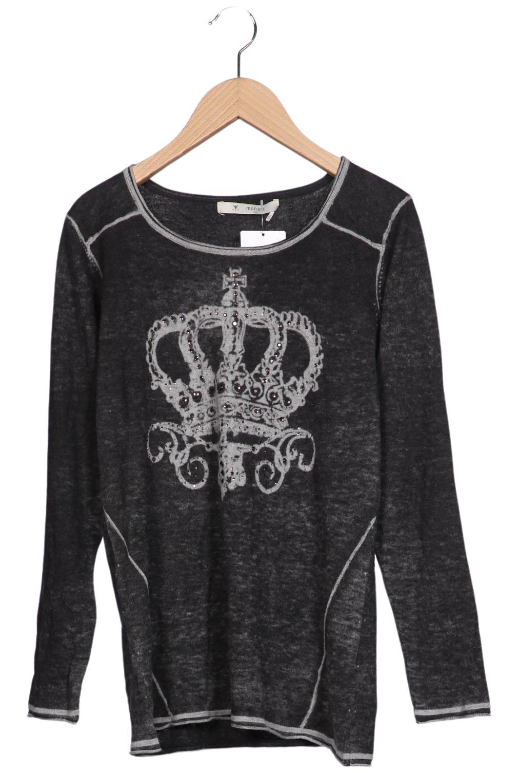 

monari Damen Pullover, grau, Gr. 40