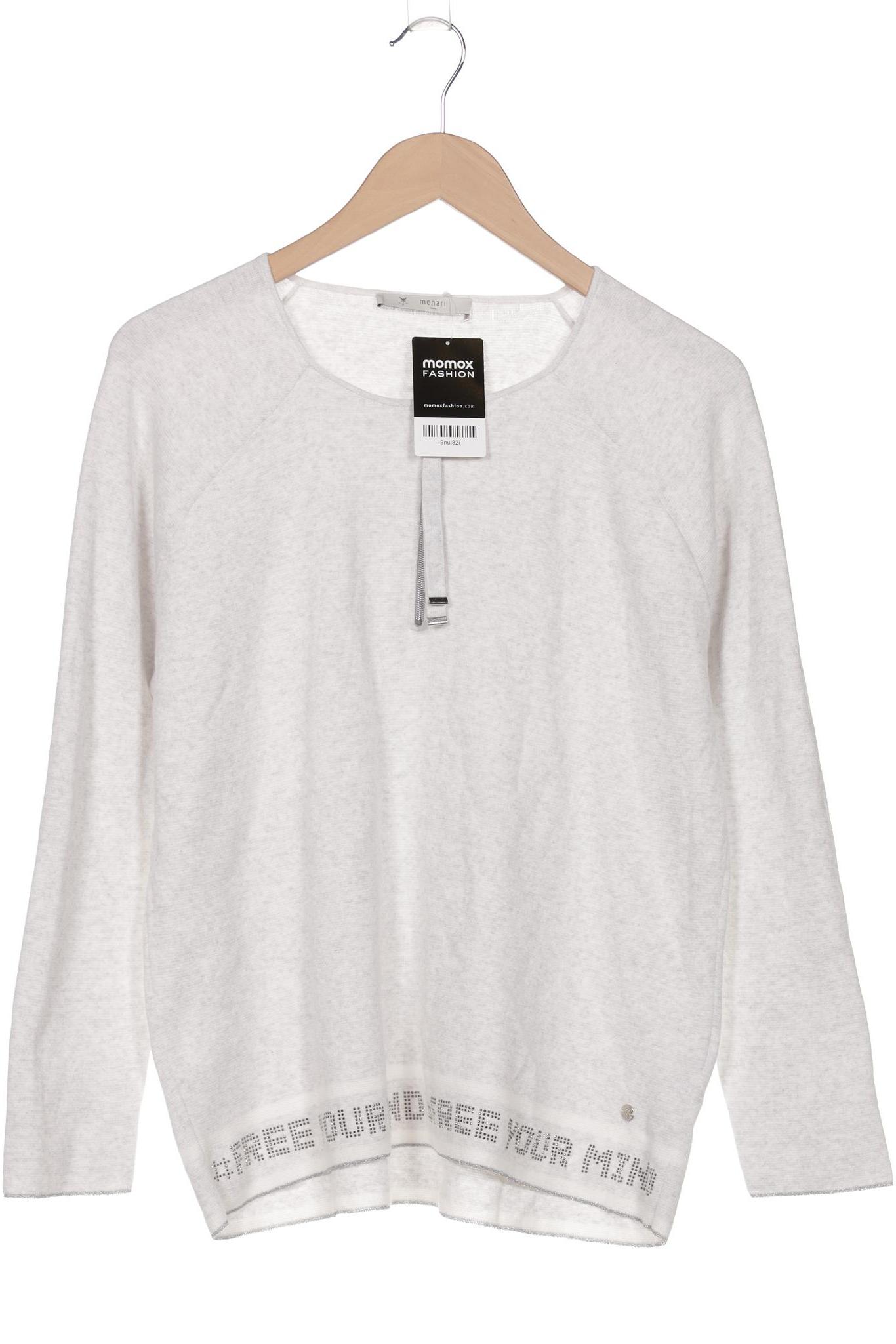 

monari Damen Pullover, weiß, Gr. 38