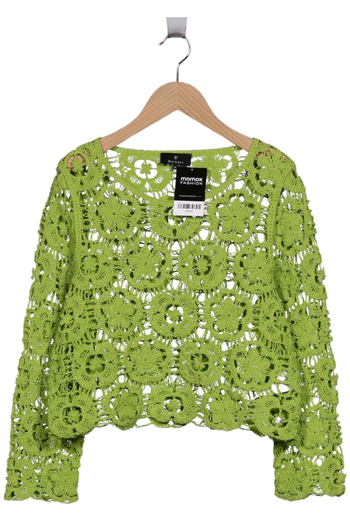

monari Damen Pullover, hellgrün, Gr. 36