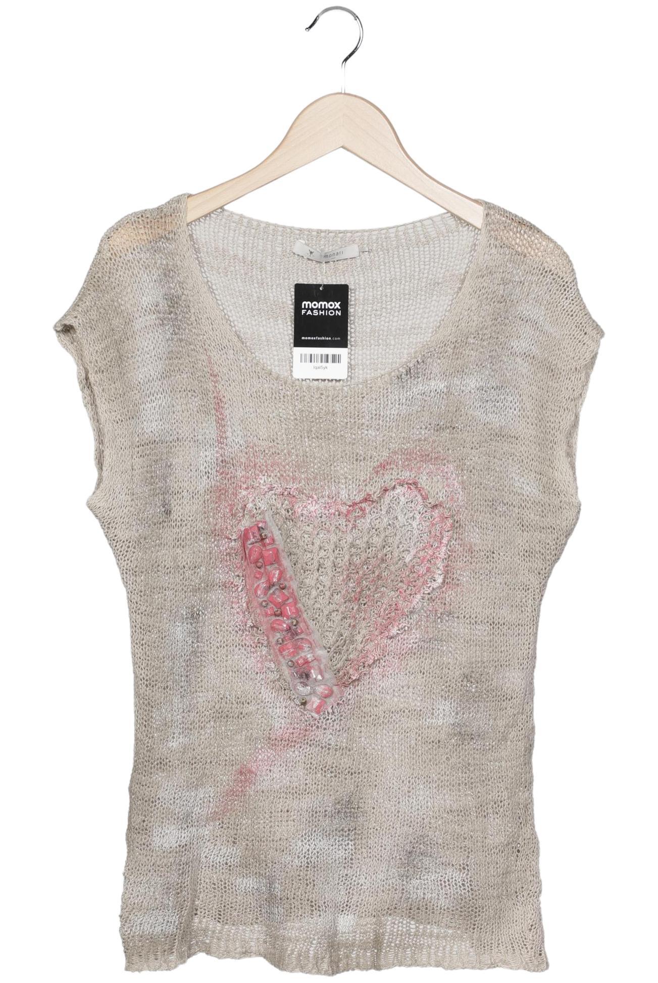 

monari Damen Pullover, beige, Gr. 38