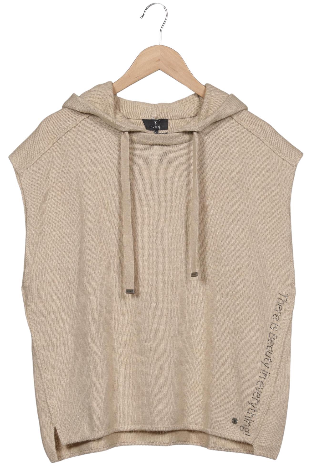 

monari Damen Pullover, beige, Gr. 42