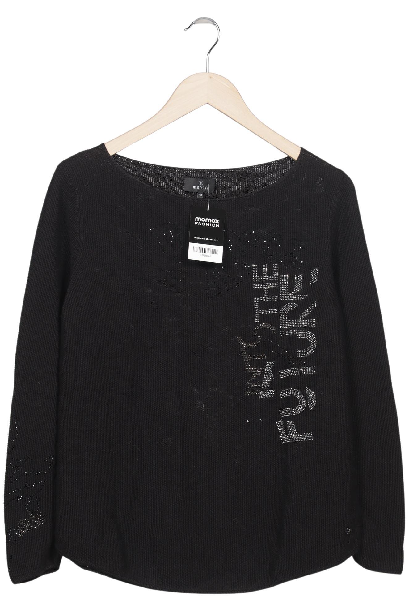 

monari Damen Pullover, schwarz, Gr. 40