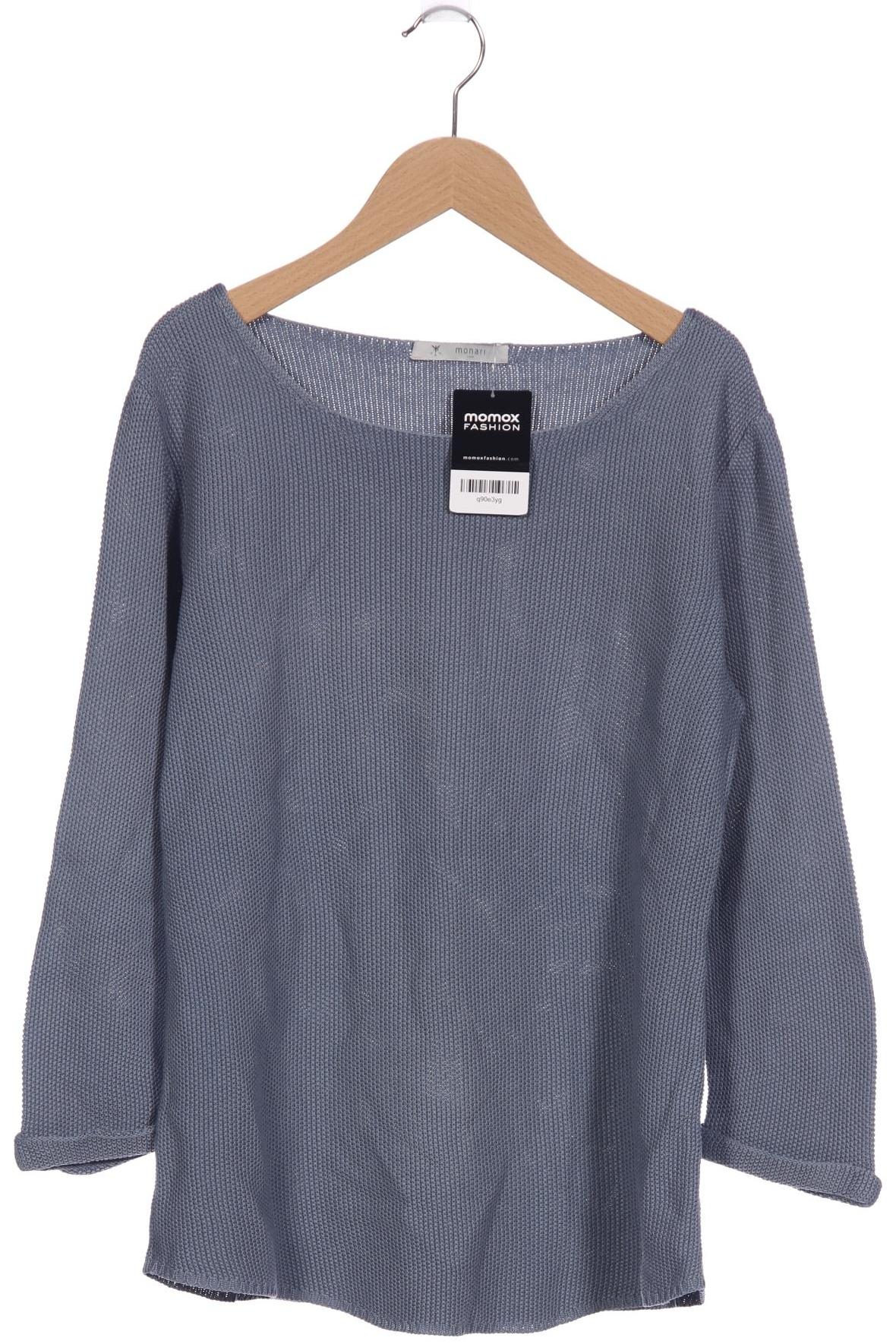 

monari Damen Pullover, blau, Gr. 44