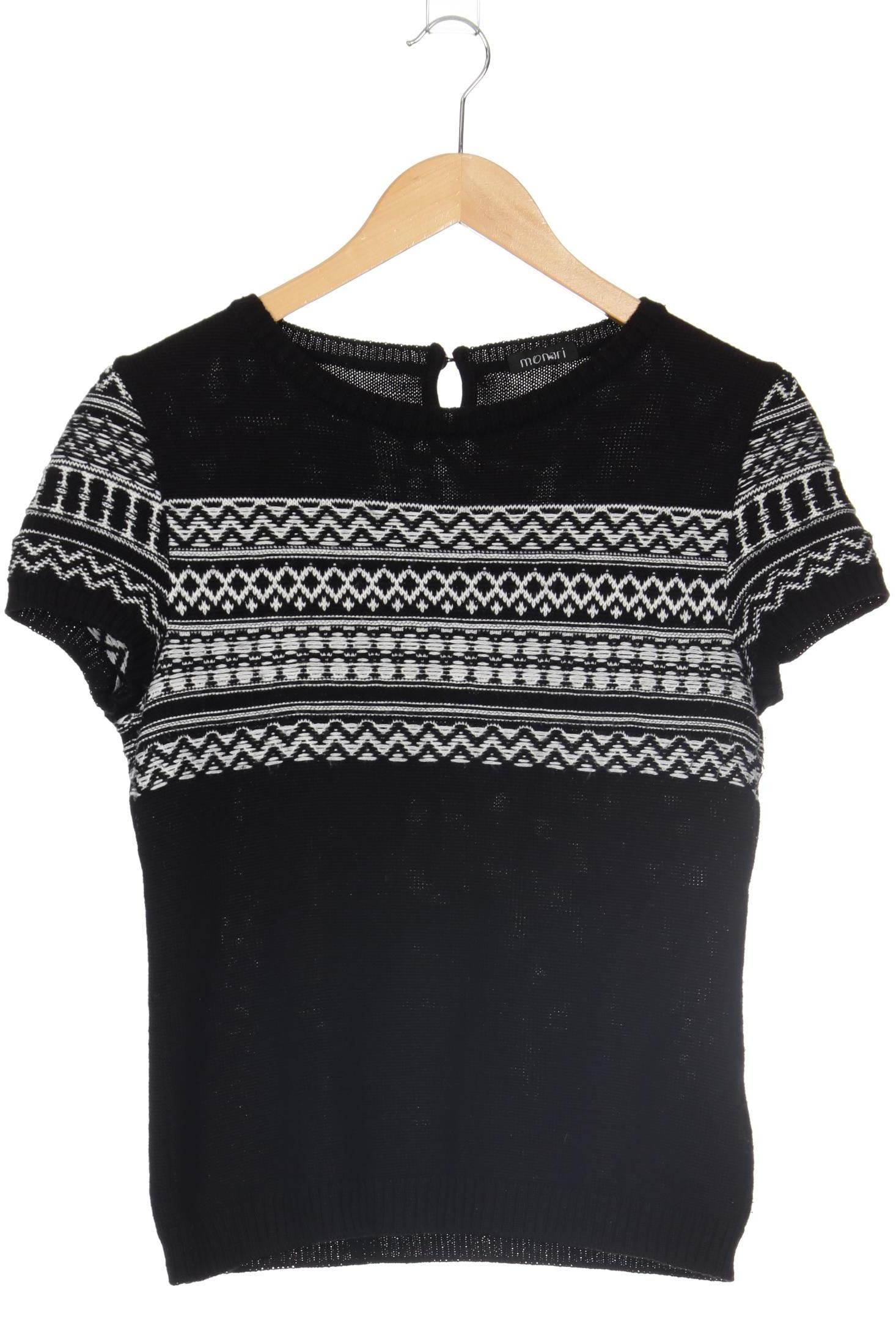 

monari Damen Pullover, schwarz, Gr. 38