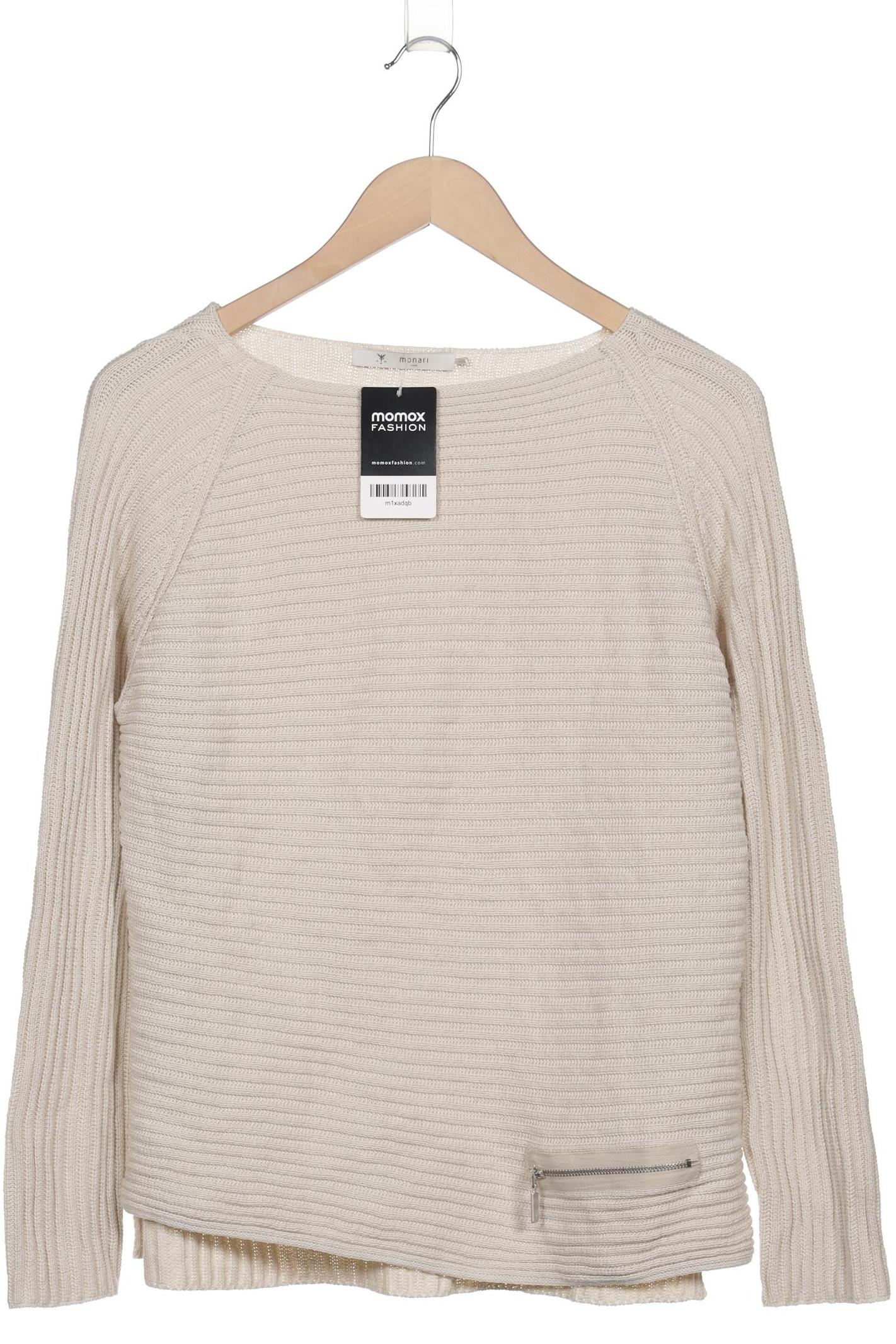 

monari Damen Pullover, cremeweiß, Gr. 42