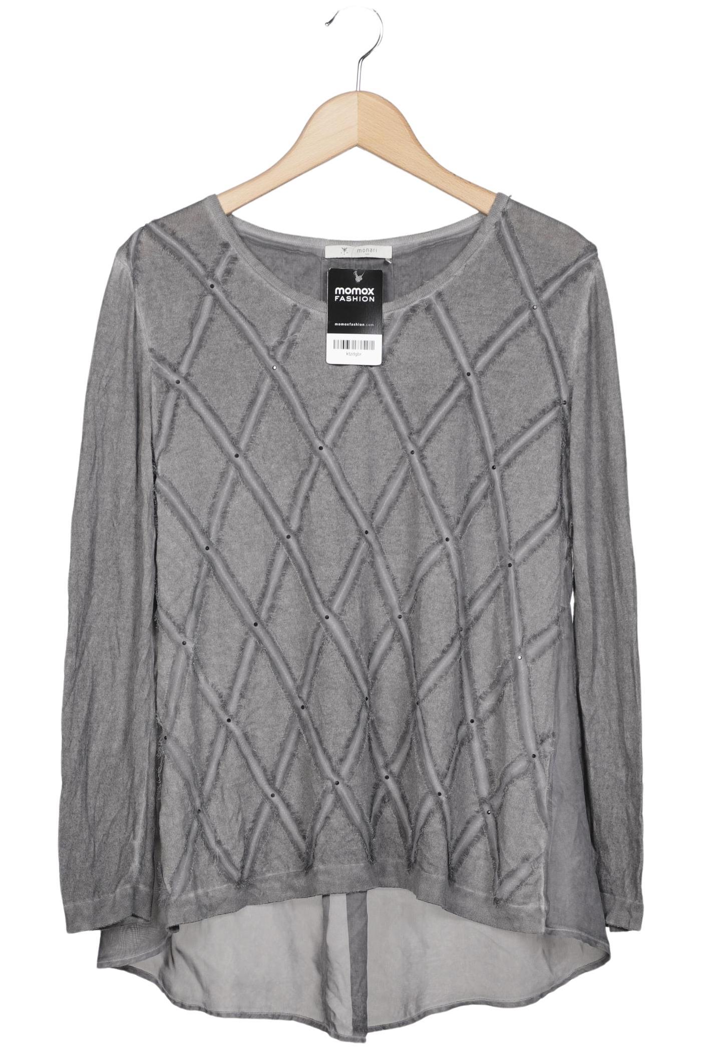

monari Damen Pullover, grau, Gr. 42