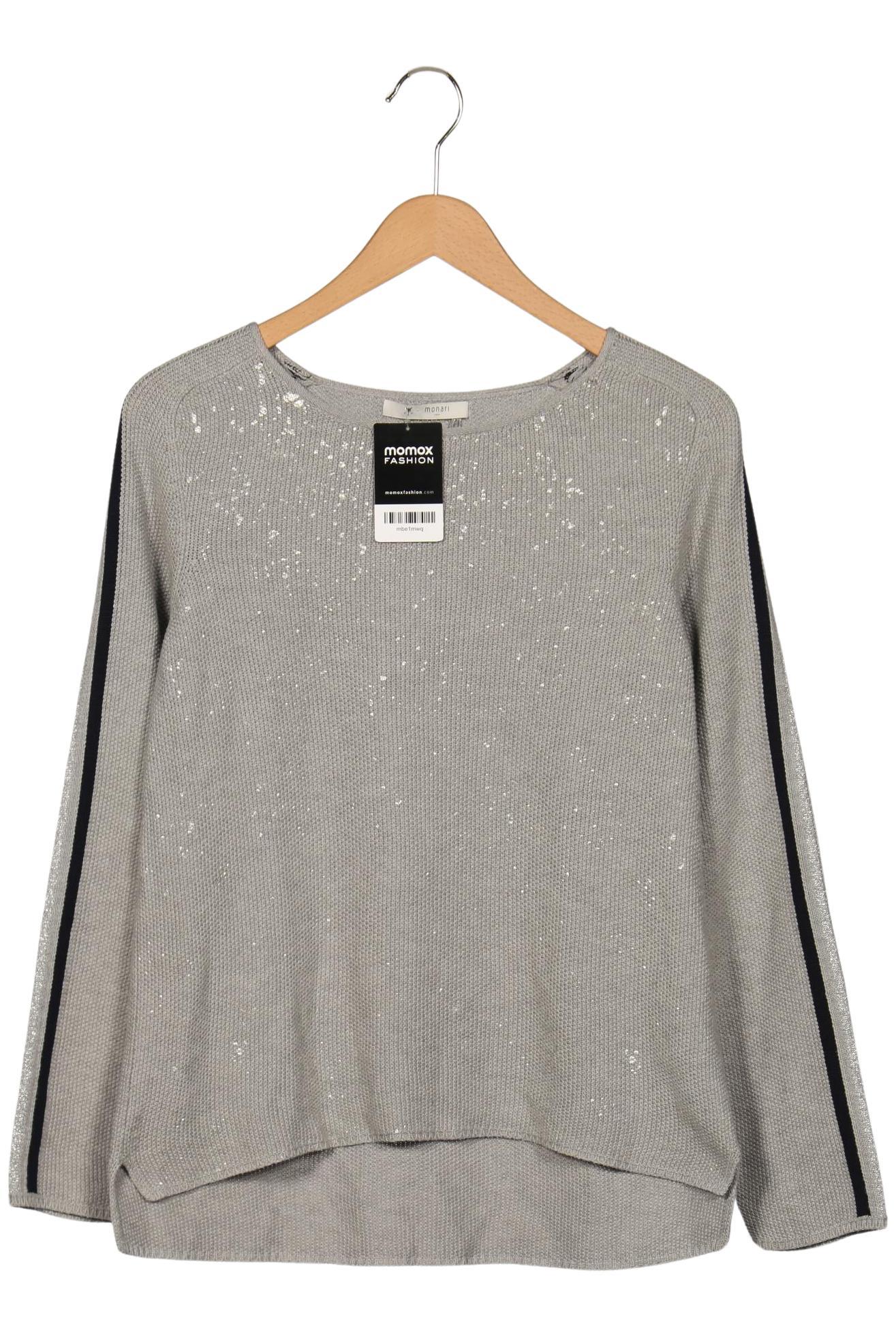 

monari Damen Pullover, grau, Gr. 38