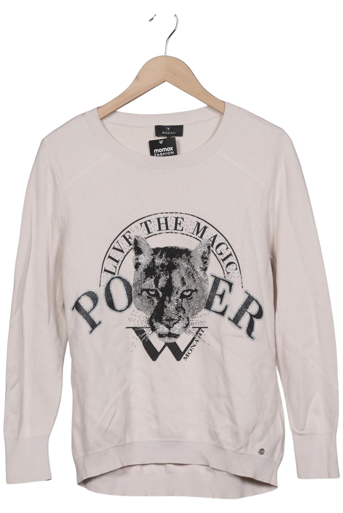 

monari Damen Pullover, beige, Gr. 36