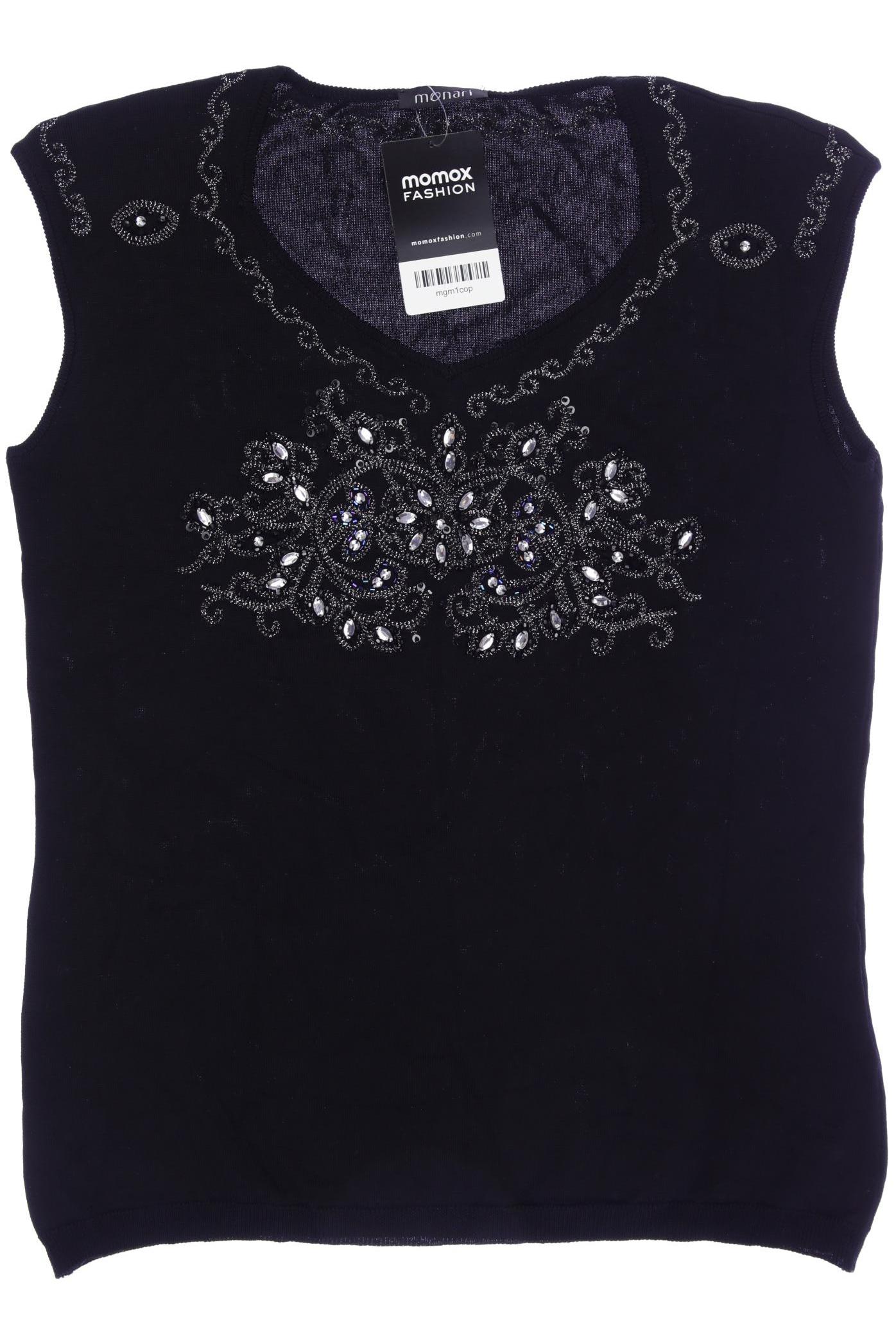 

monari Damen Pullover, schwarz, Gr. 38