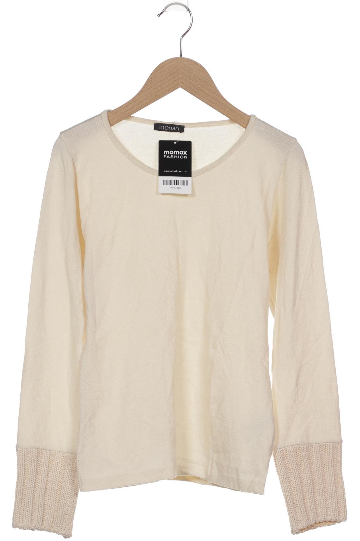 

monari Damen Pullover, cremeweiß, Gr. 36