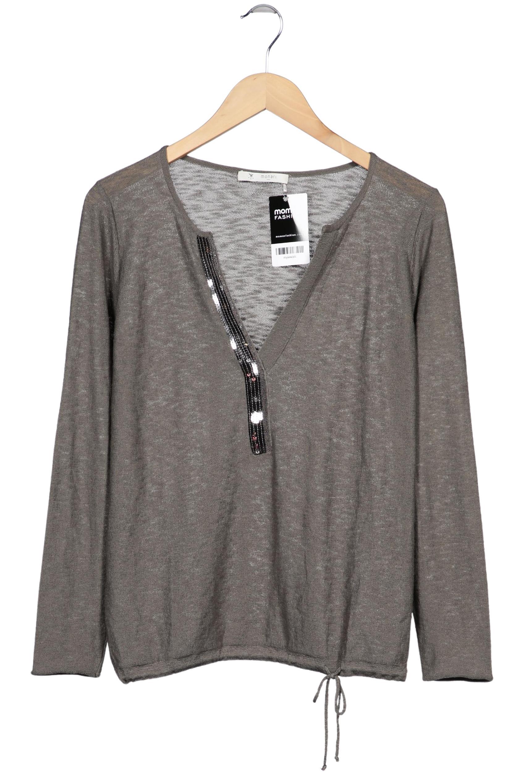 

monari Damen Pullover, grau, Gr. 38
