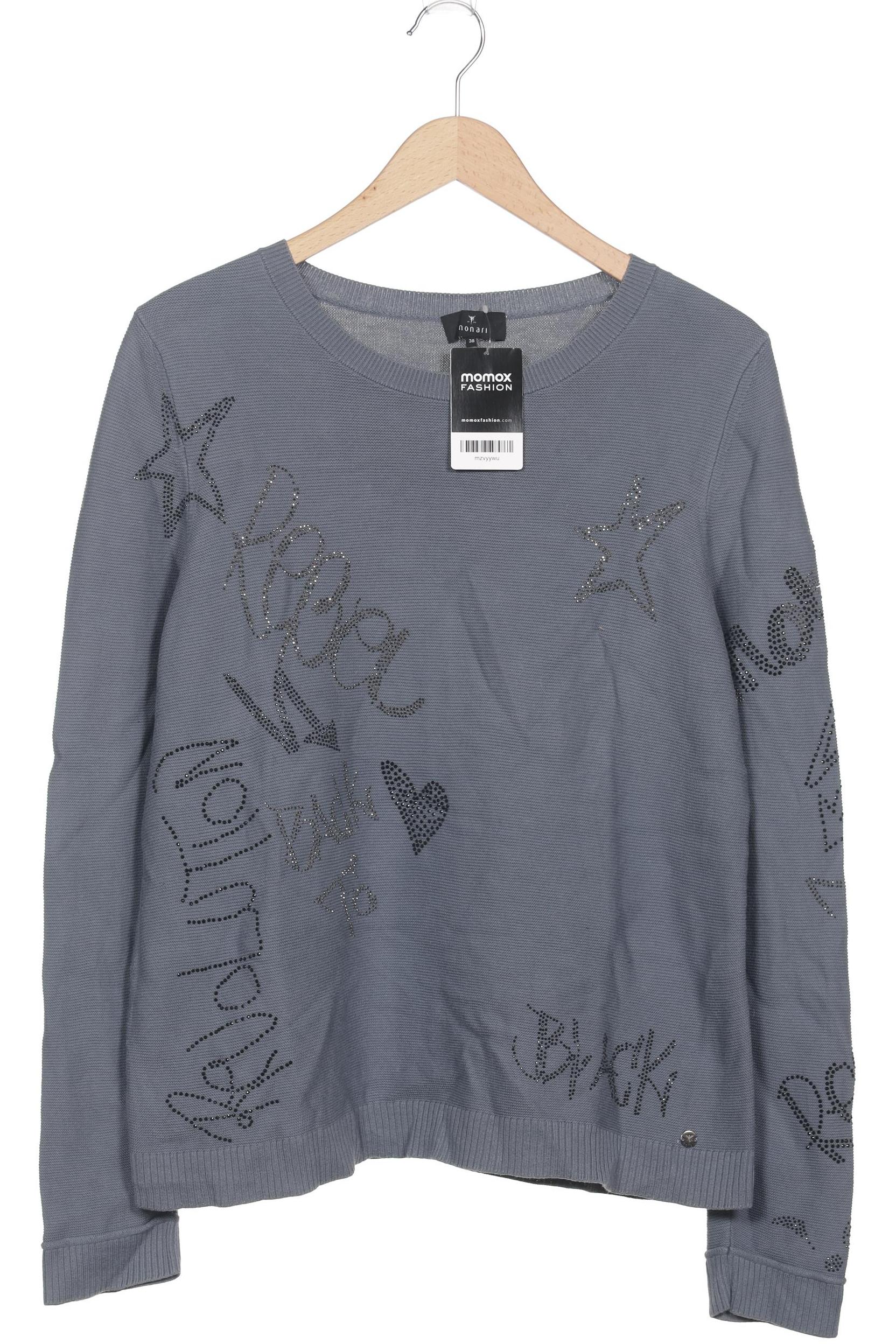 

monari Damen Pullover, blau, Gr. 38