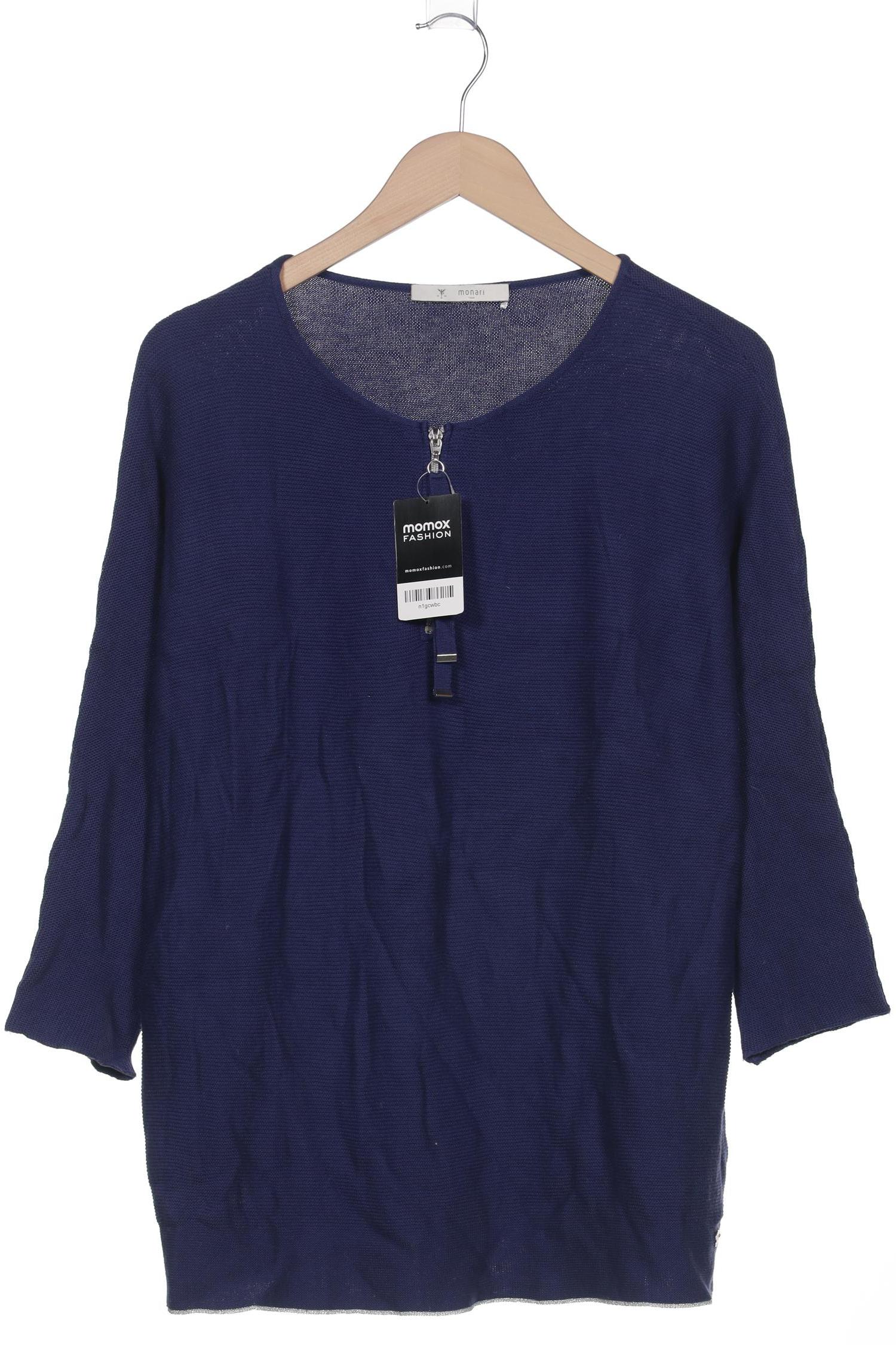 

monari Damen Pullover, blau, Gr. 46