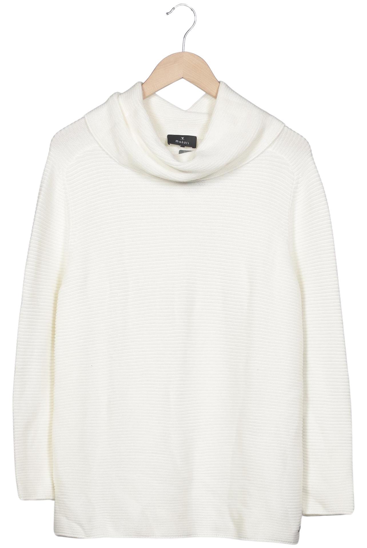 

monari Damen Pullover, weiß, Gr. 44