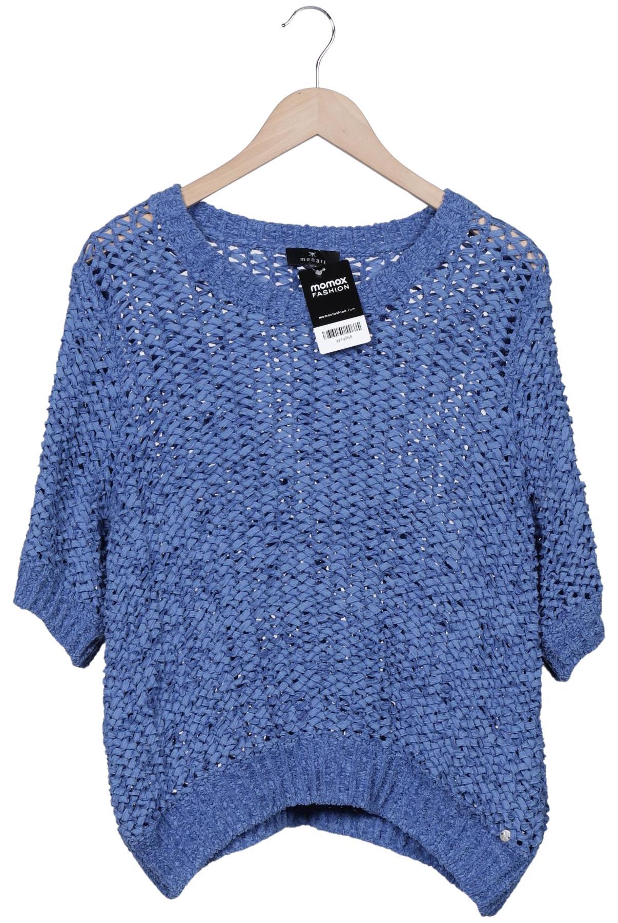 

monari Damen Pullover, blau, Gr. 38