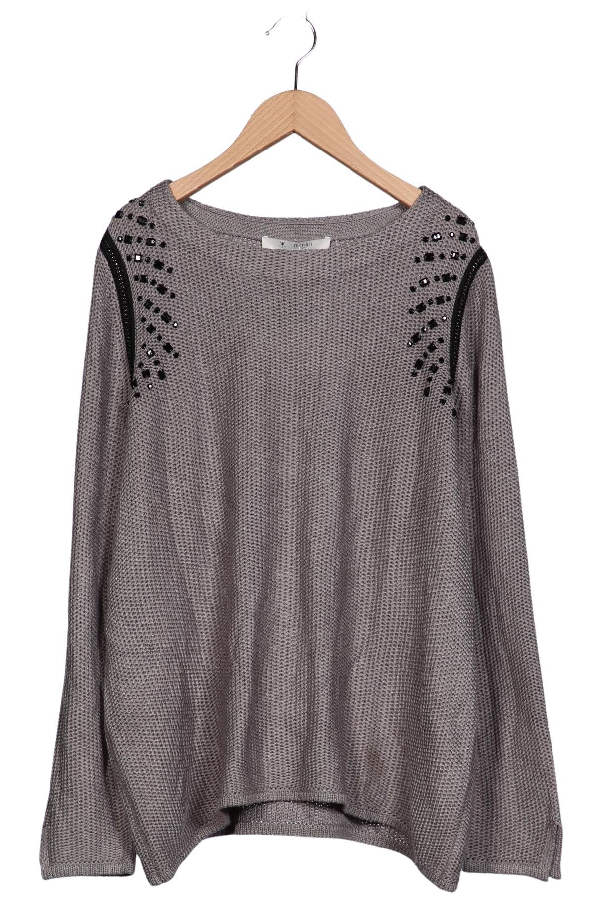 

monari Damen Pullover, grau, Gr. 44