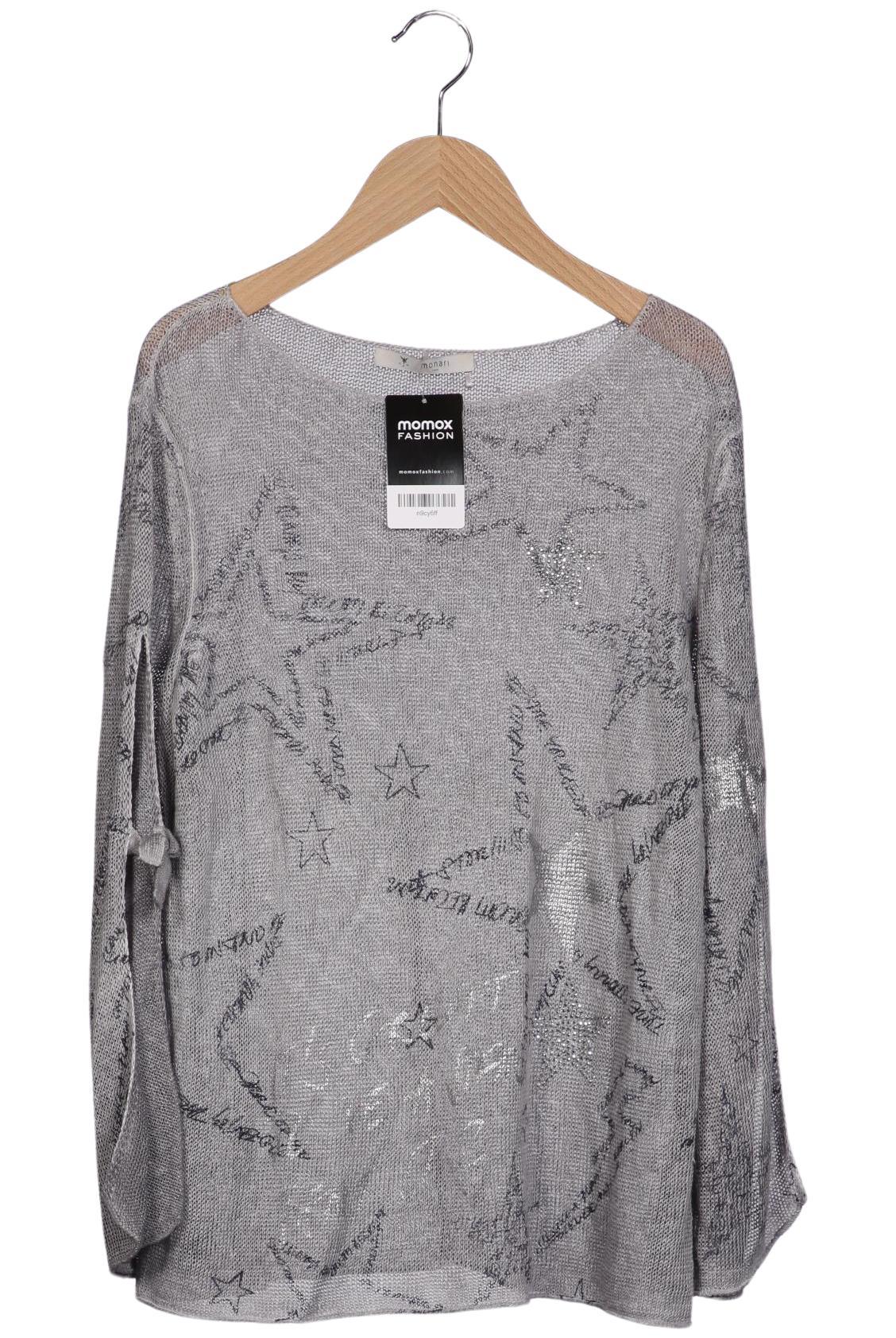 

monari Damen Pullover, grau, Gr. 38