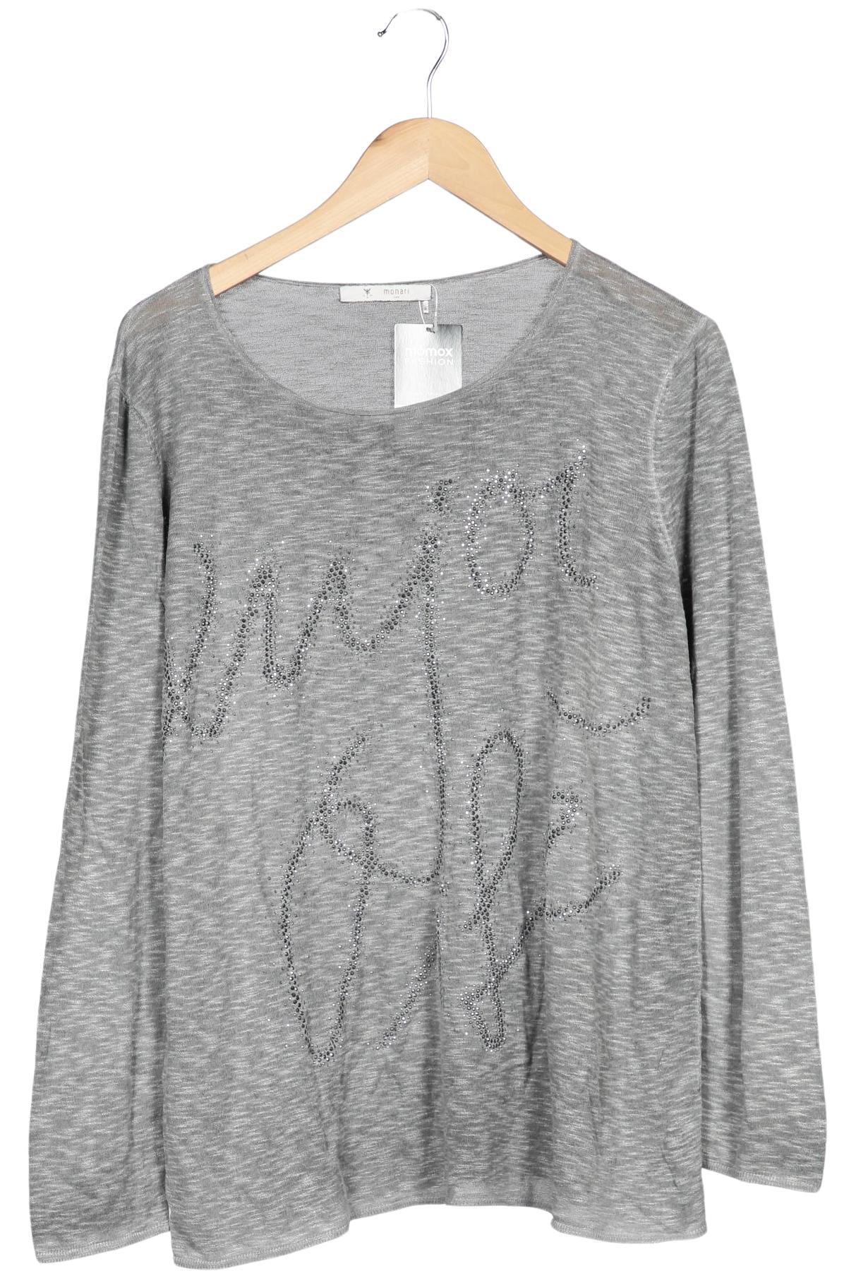 

monari Damen Pullover, grau, Gr. 46