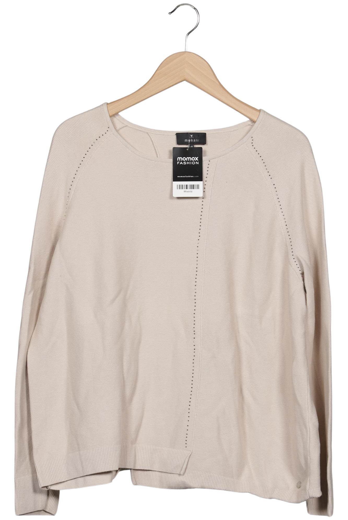 

monari Damen Pullover, beige, Gr. 46