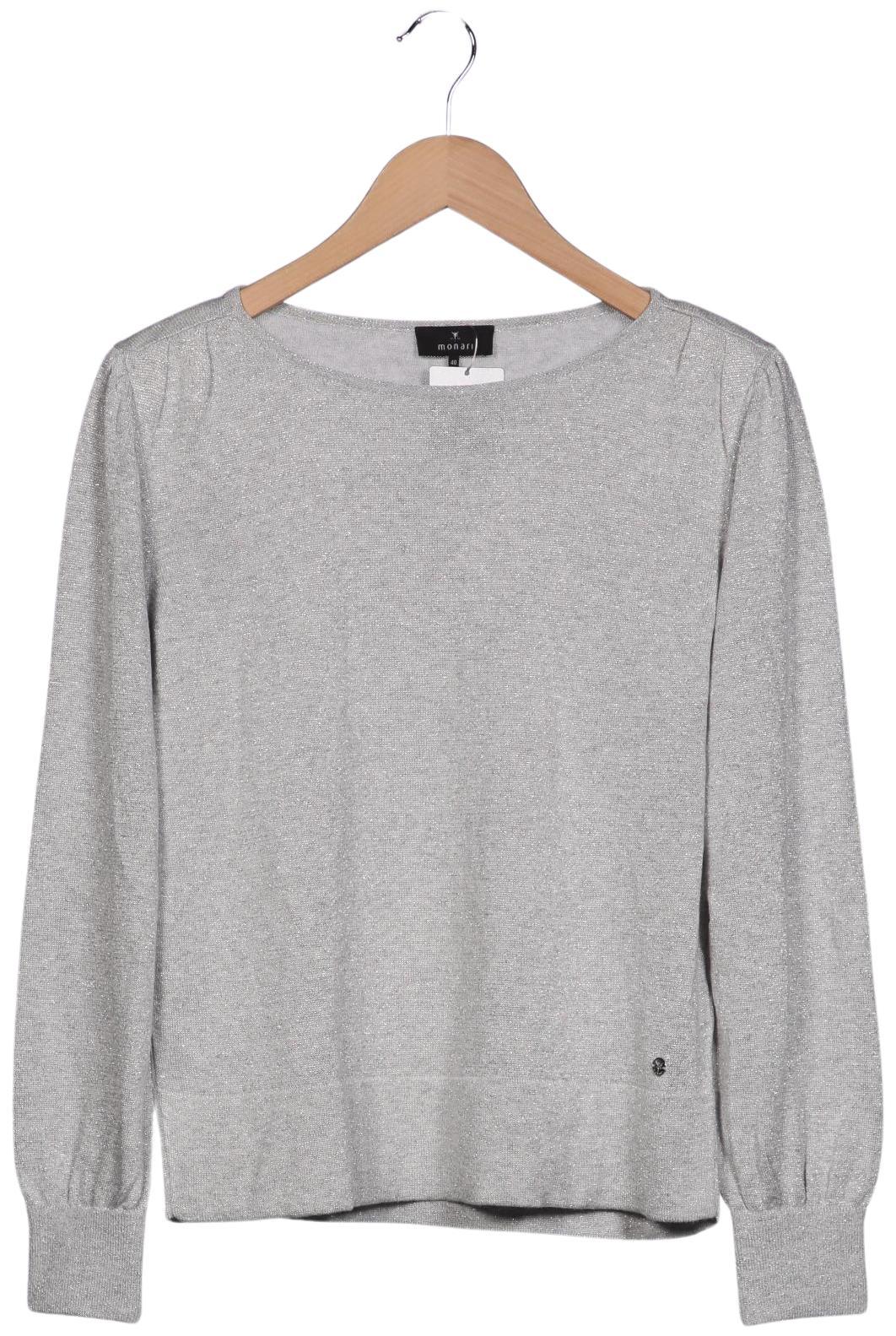 

monari Damen Pullover, grau, Gr. 40