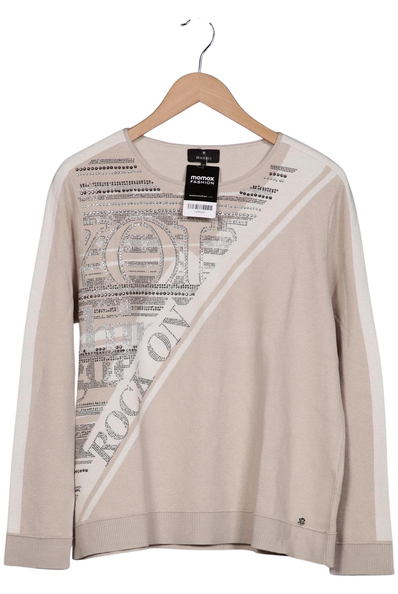 

monari Damen Pullover, beige, Gr. 42