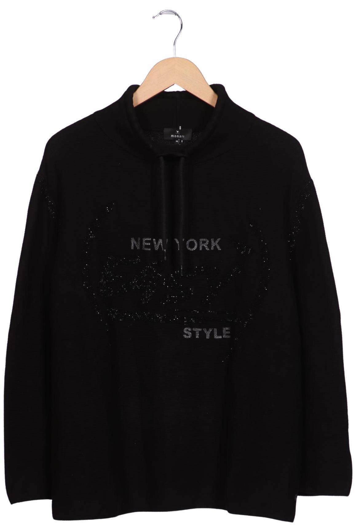 

monari Damen Pullover, schwarz, Gr. 46