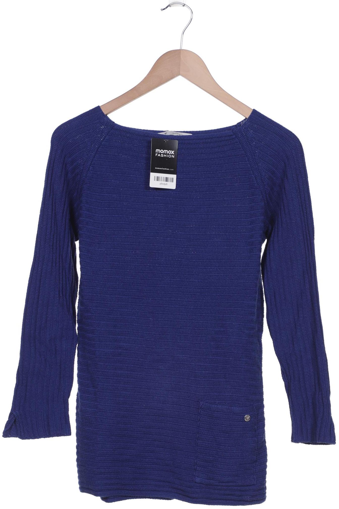 

monari Damen Pullover, blau, Gr. 36