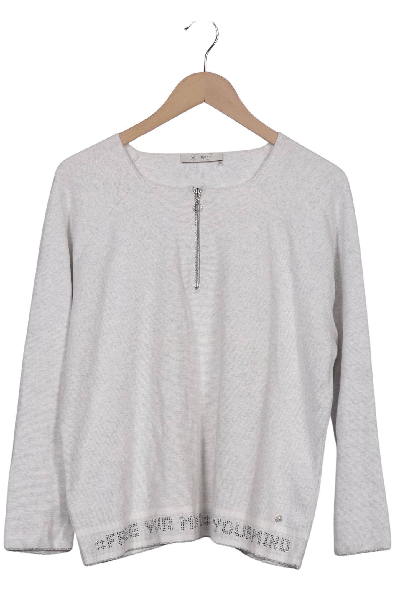 

monari Damen Pullover, grau, Gr. 42