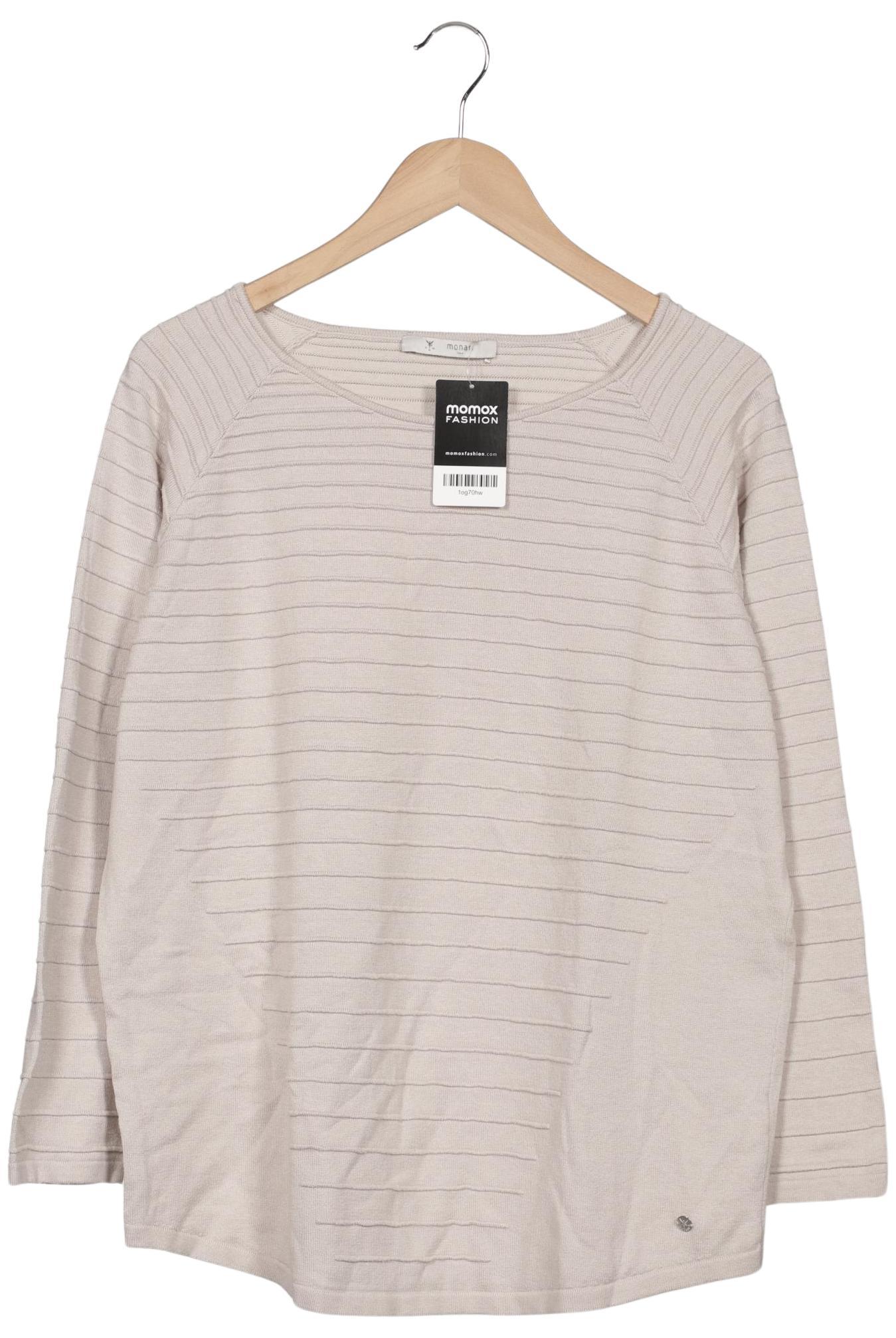

monari Damen Pullover, beige, Gr. 42