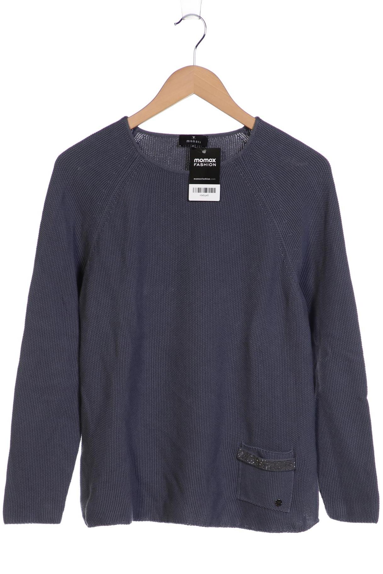 

monari Damen Pullover, blau, Gr. 40