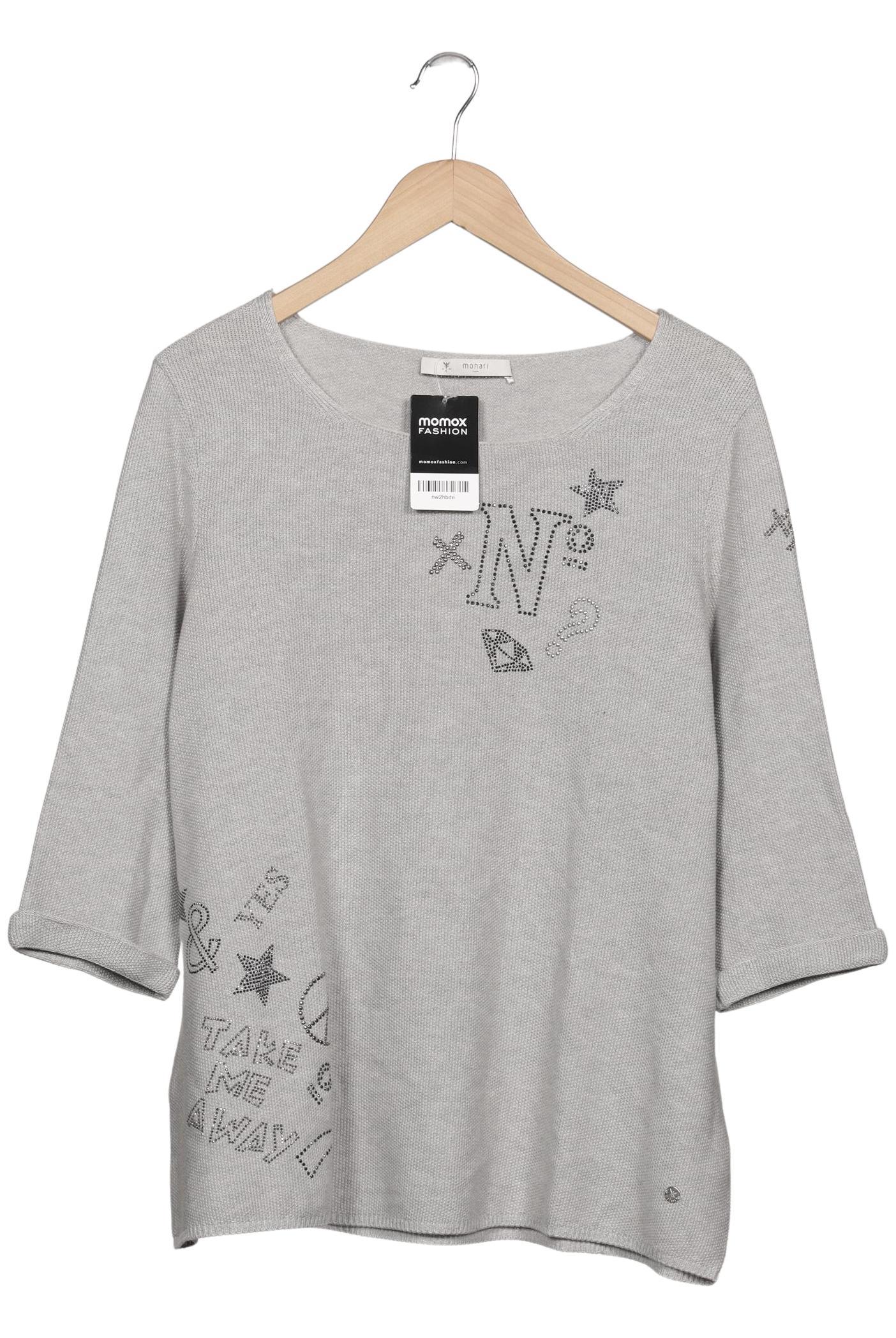 

monari Damen Pullover, grau, Gr. 46