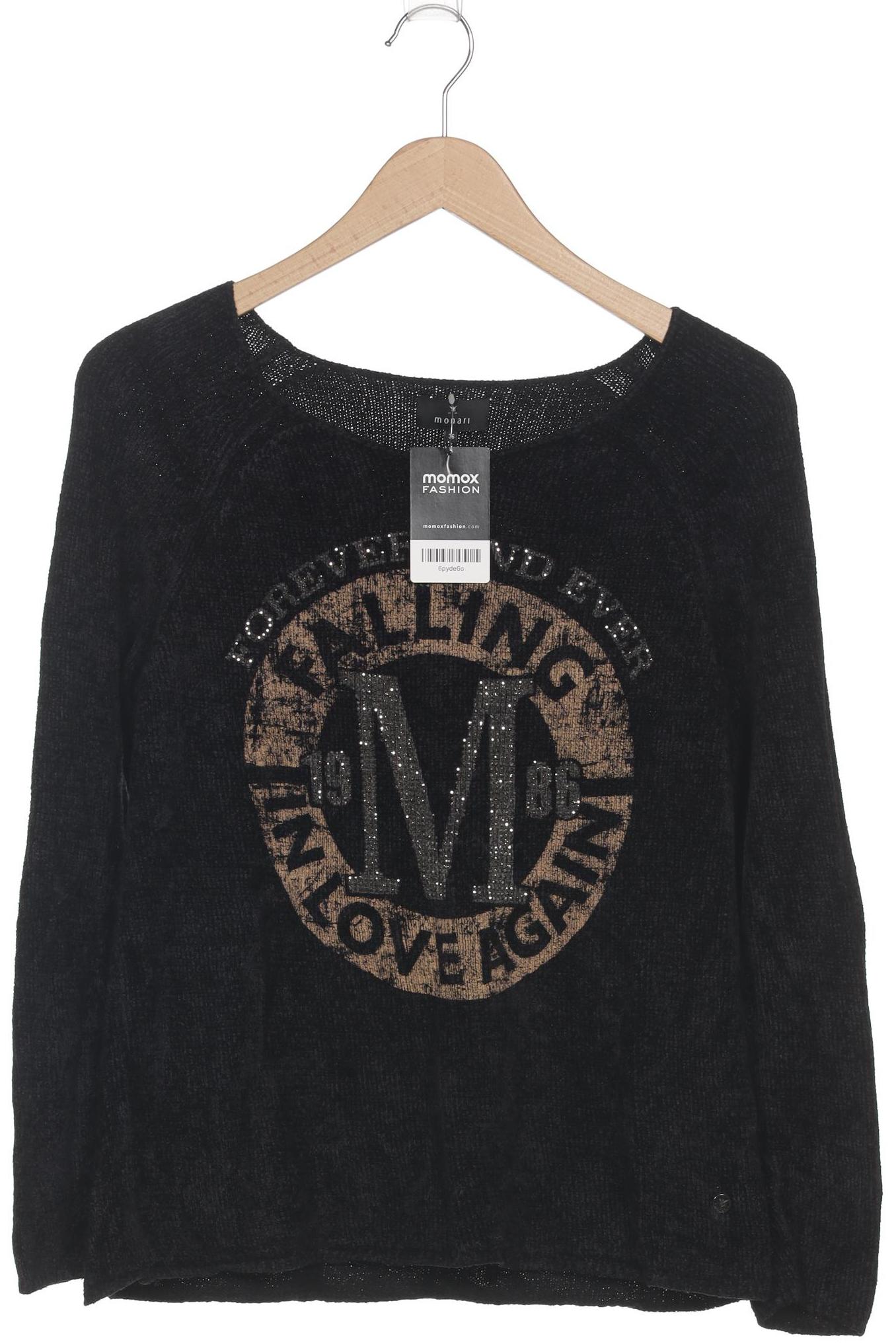 

monari Damen Pullover, schwarz, Gr. 36