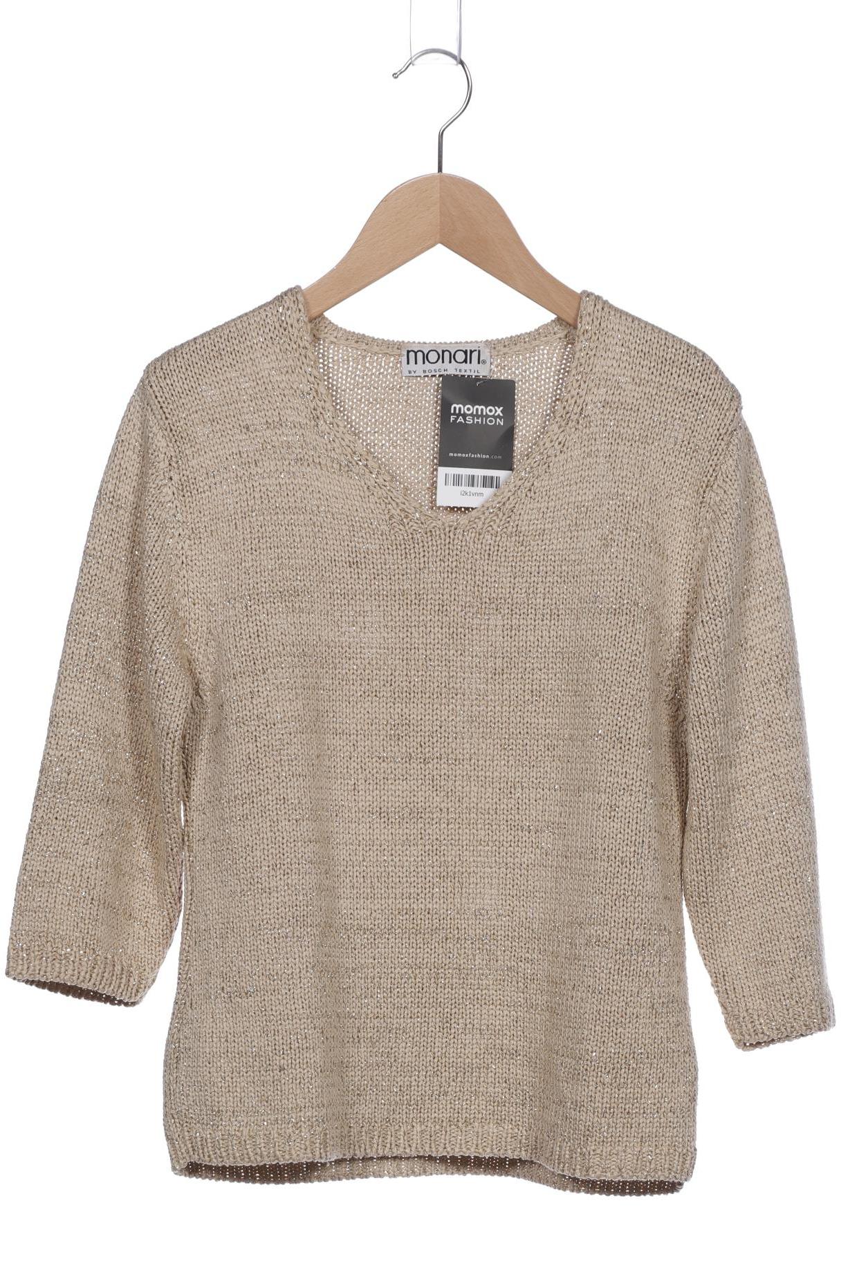 

monari Damen Pullover, beige, Gr. 36