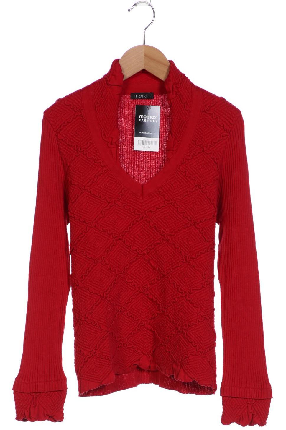 

monari Damen Pullover, rot, Gr. 38
