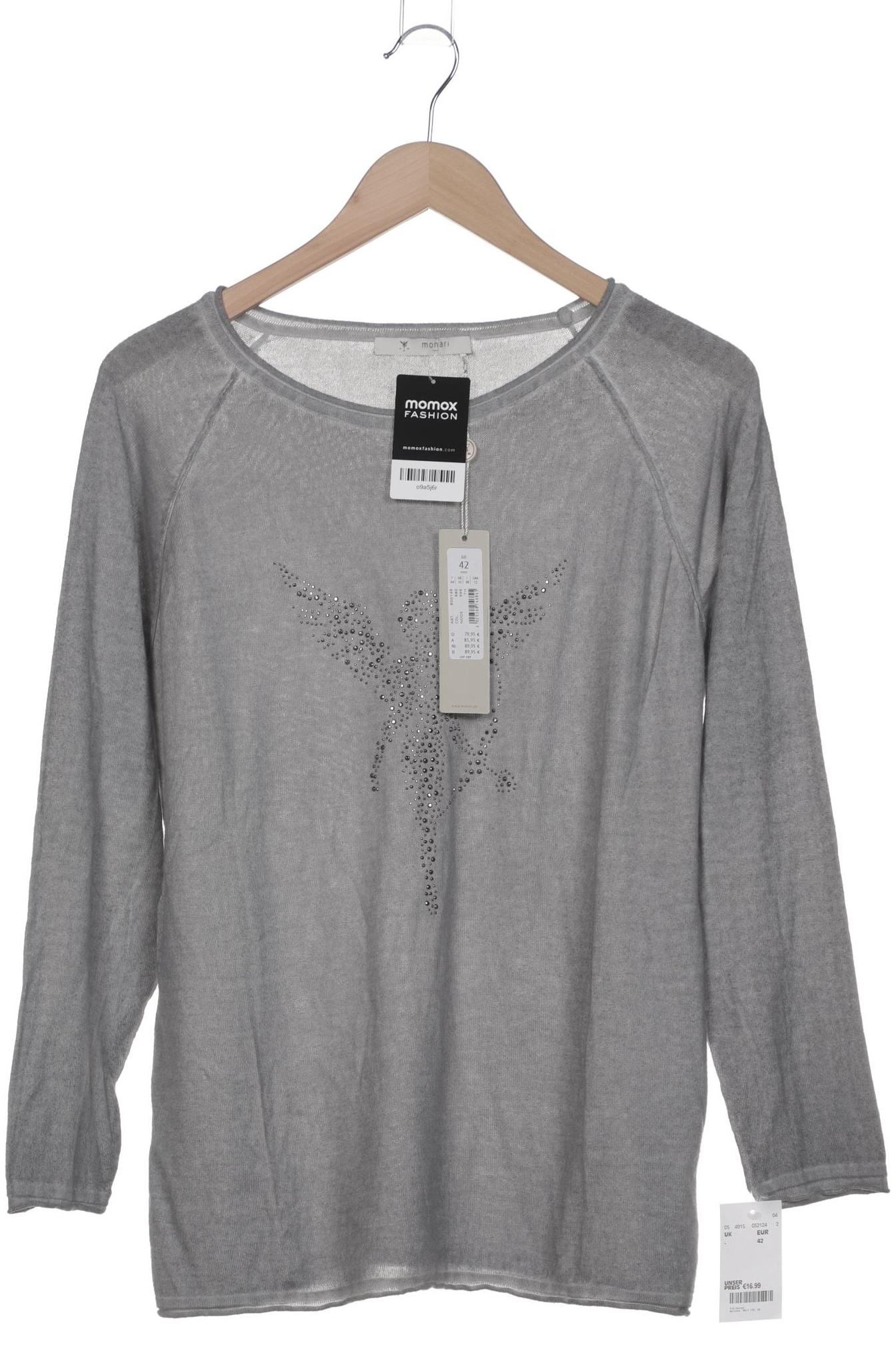 

monari Damen Pullover, grau, Gr. 42