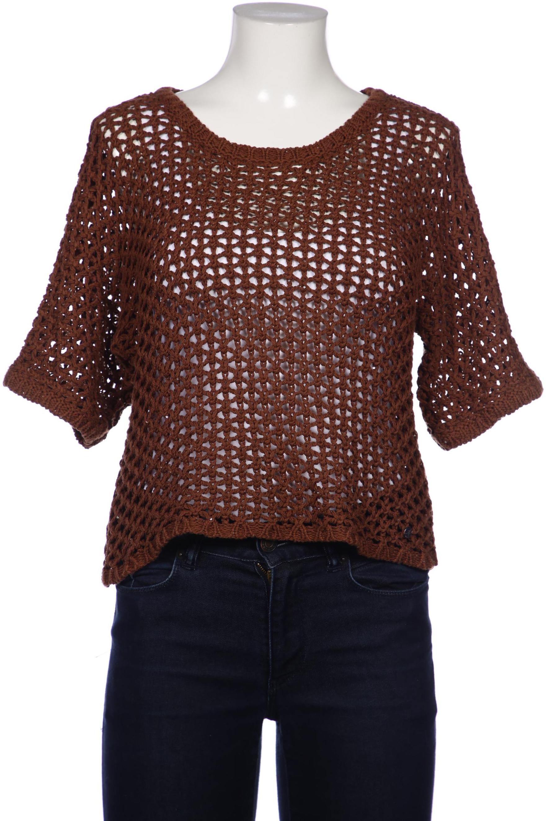 

monari Damen Pullover, braun, Gr. 38