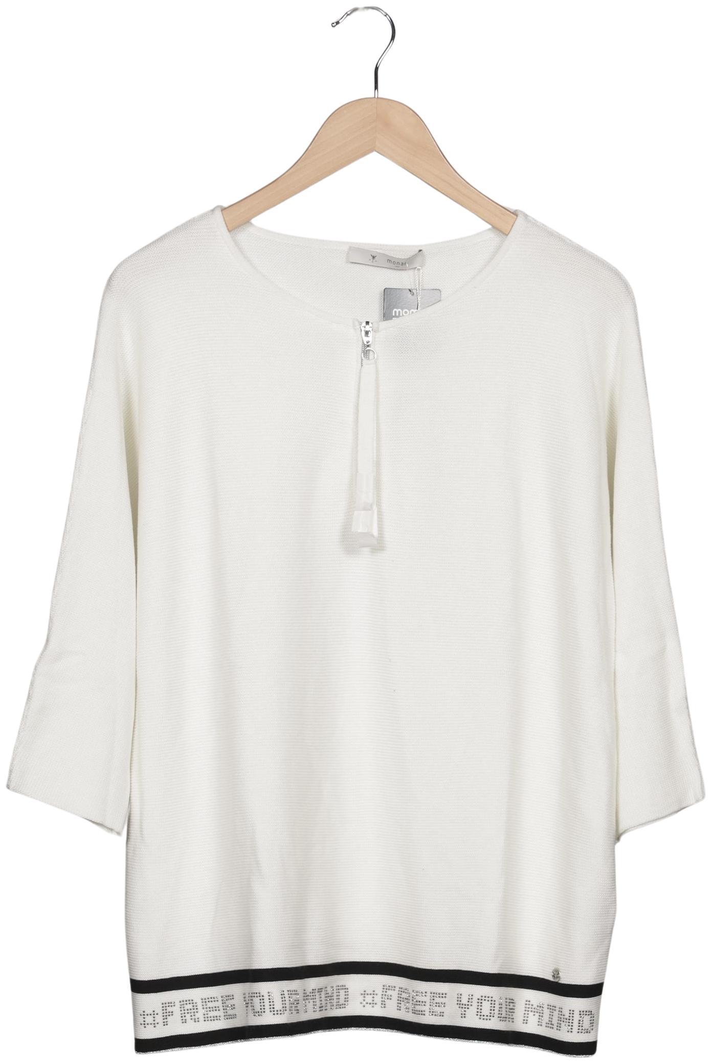 

monari Damen Pullover, weiß, Gr. 42