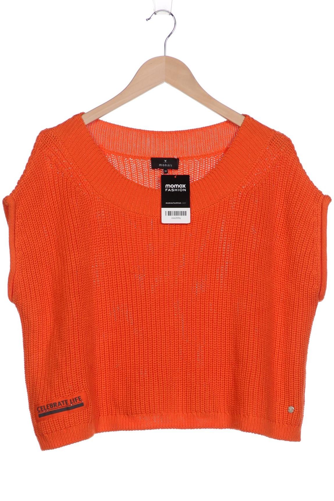 

monari Damen Pullover, orange, Gr. 38