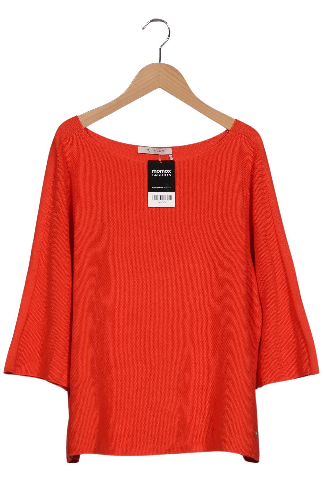

monari Damen Pullover, orange, Gr. 36