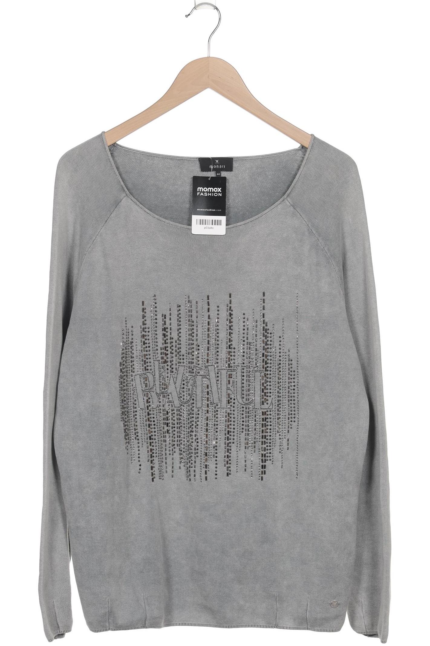 

monari Damen Pullover, grau, Gr. 44