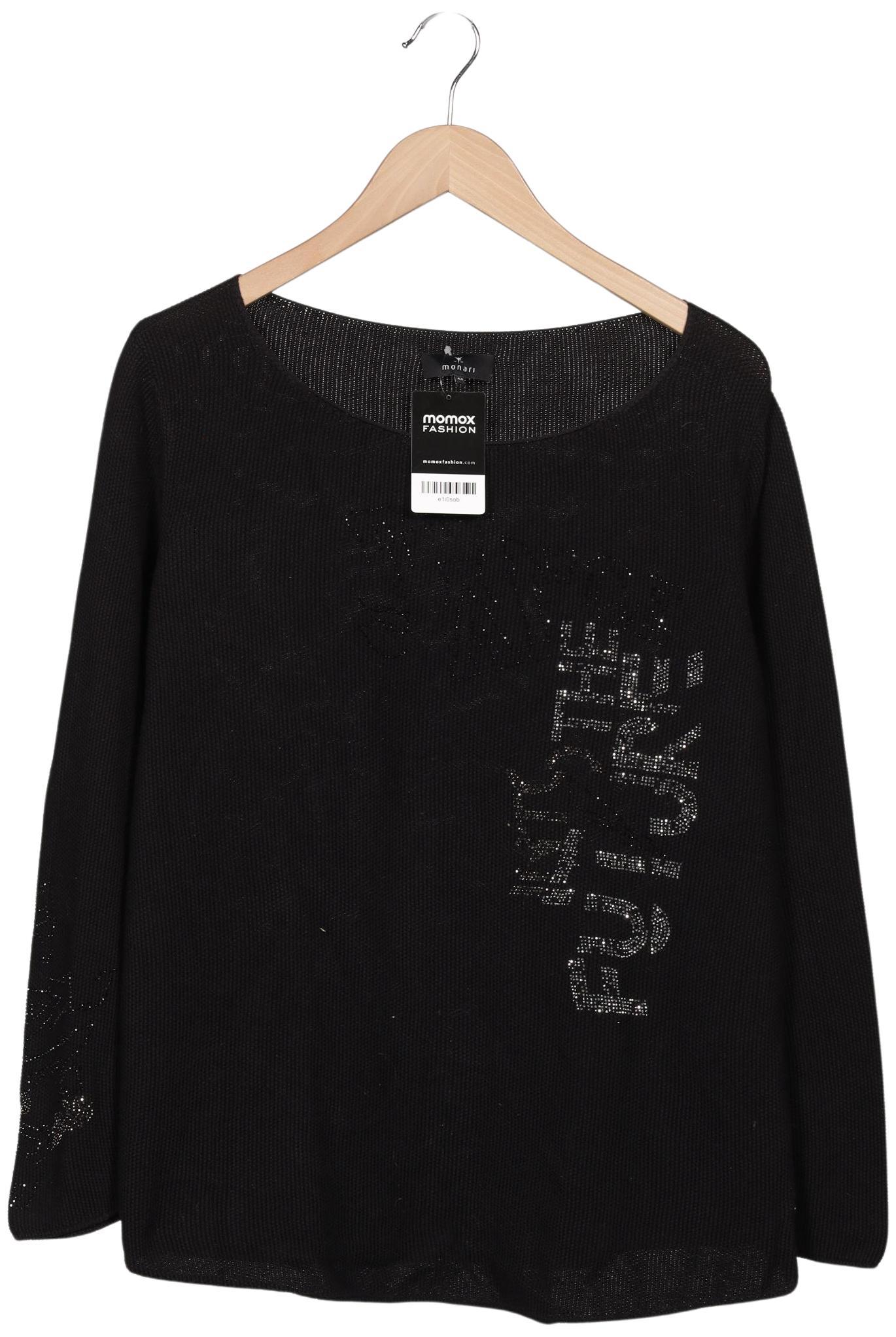 

monari Damen Pullover, schwarz, Gr. 44