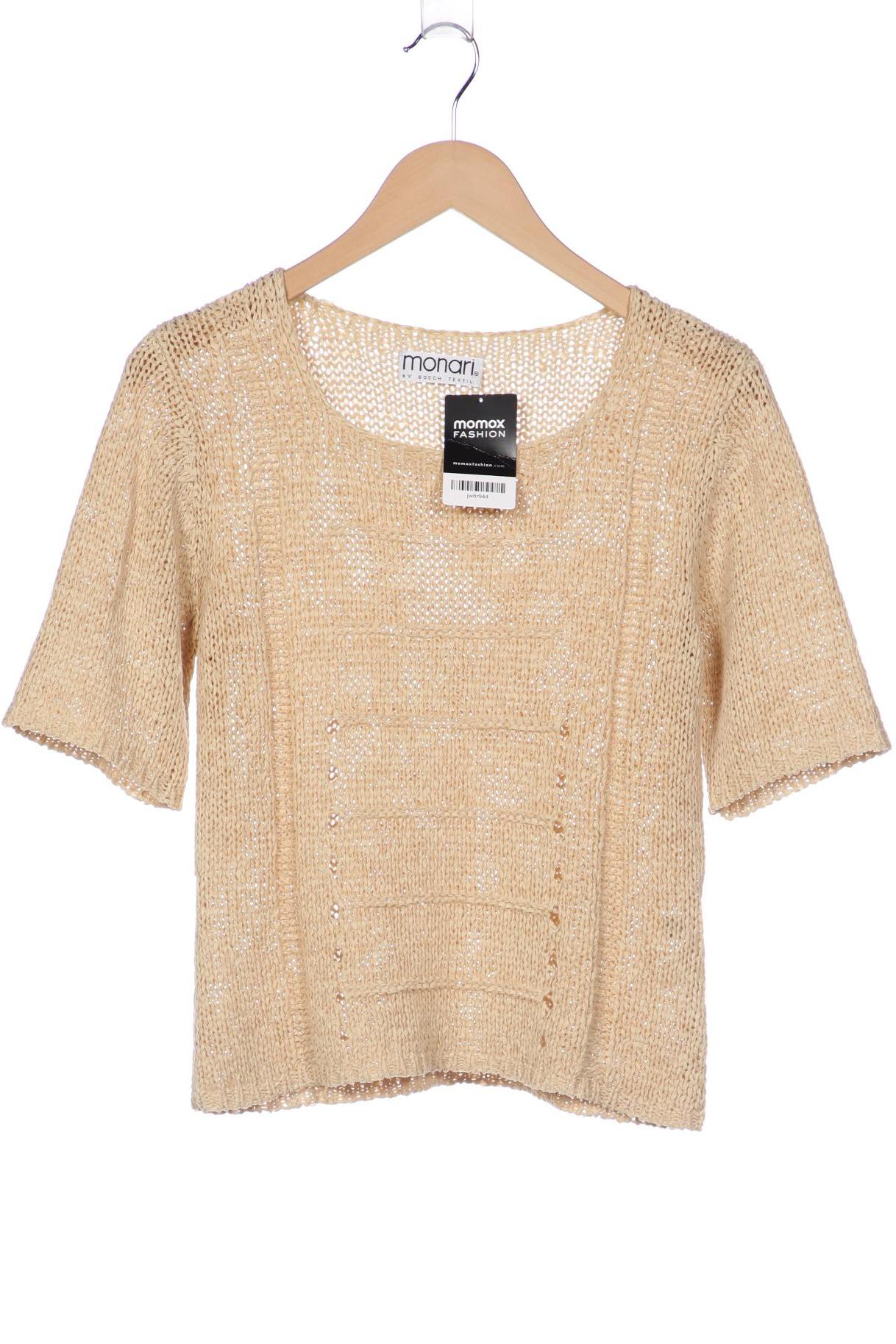 

monari Damen Pullover, beige, Gr. 36