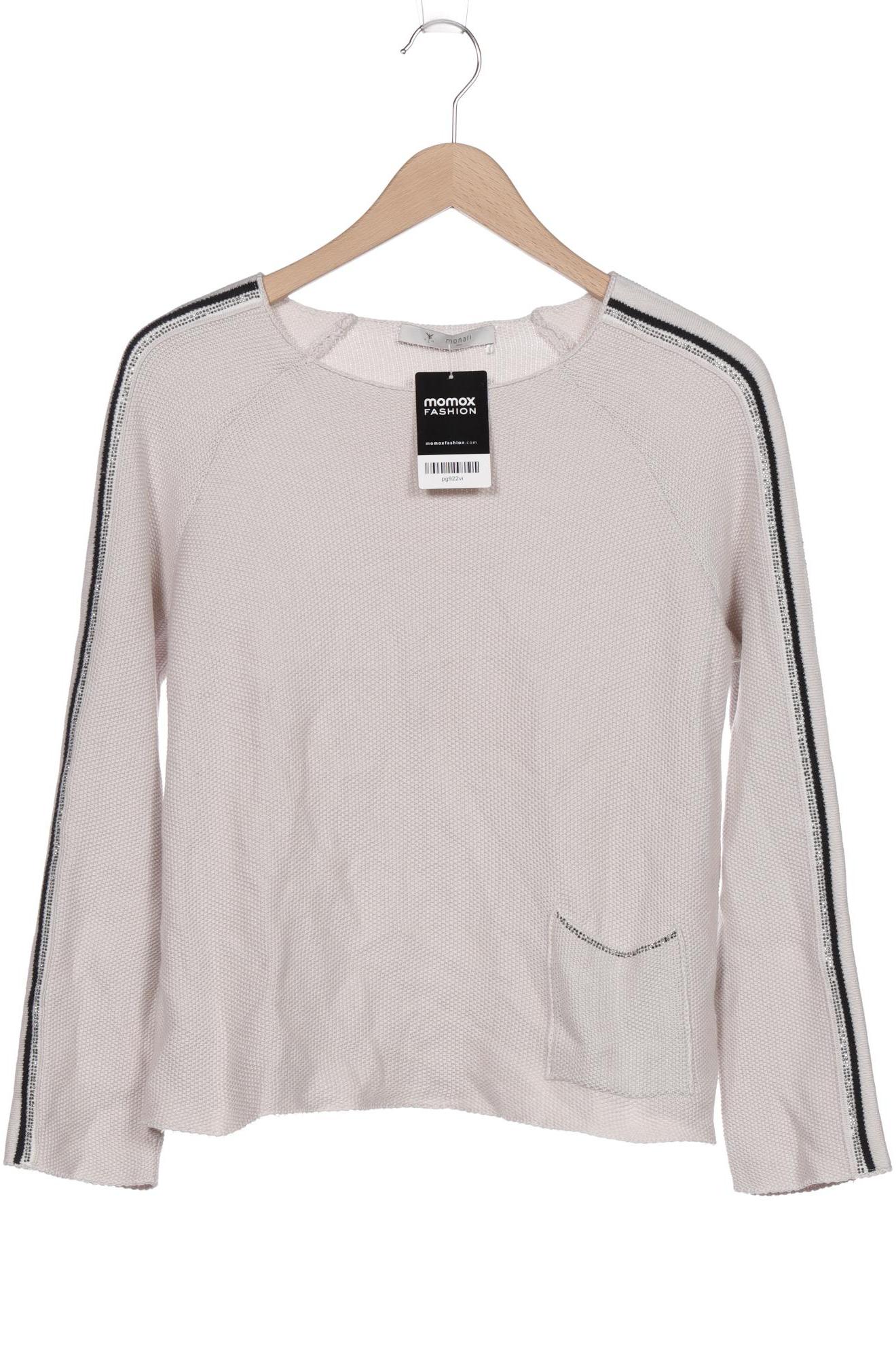 

monari Damen Pullover, cremeweiß