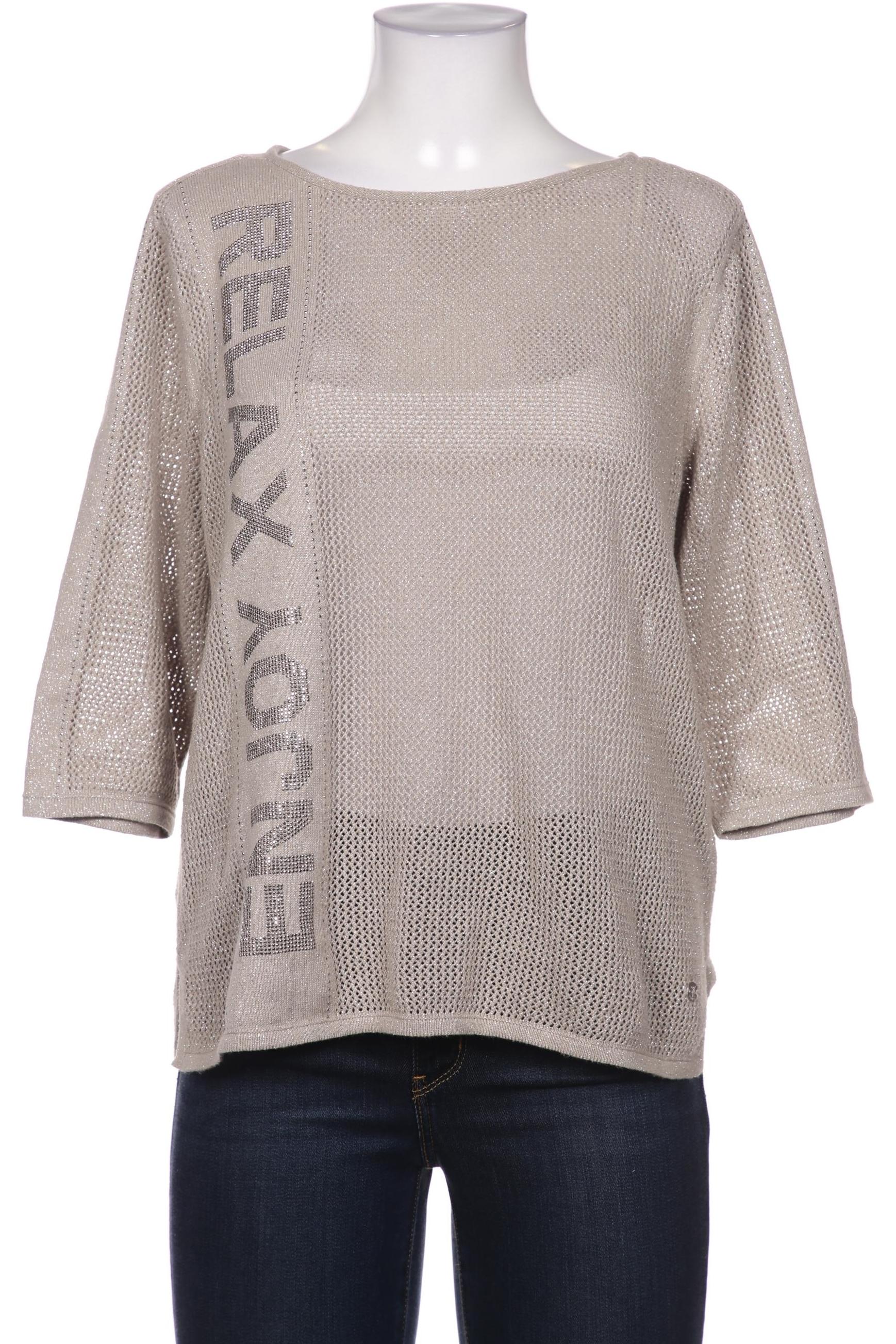 

monari Damen Pullover, grau, Gr. 38