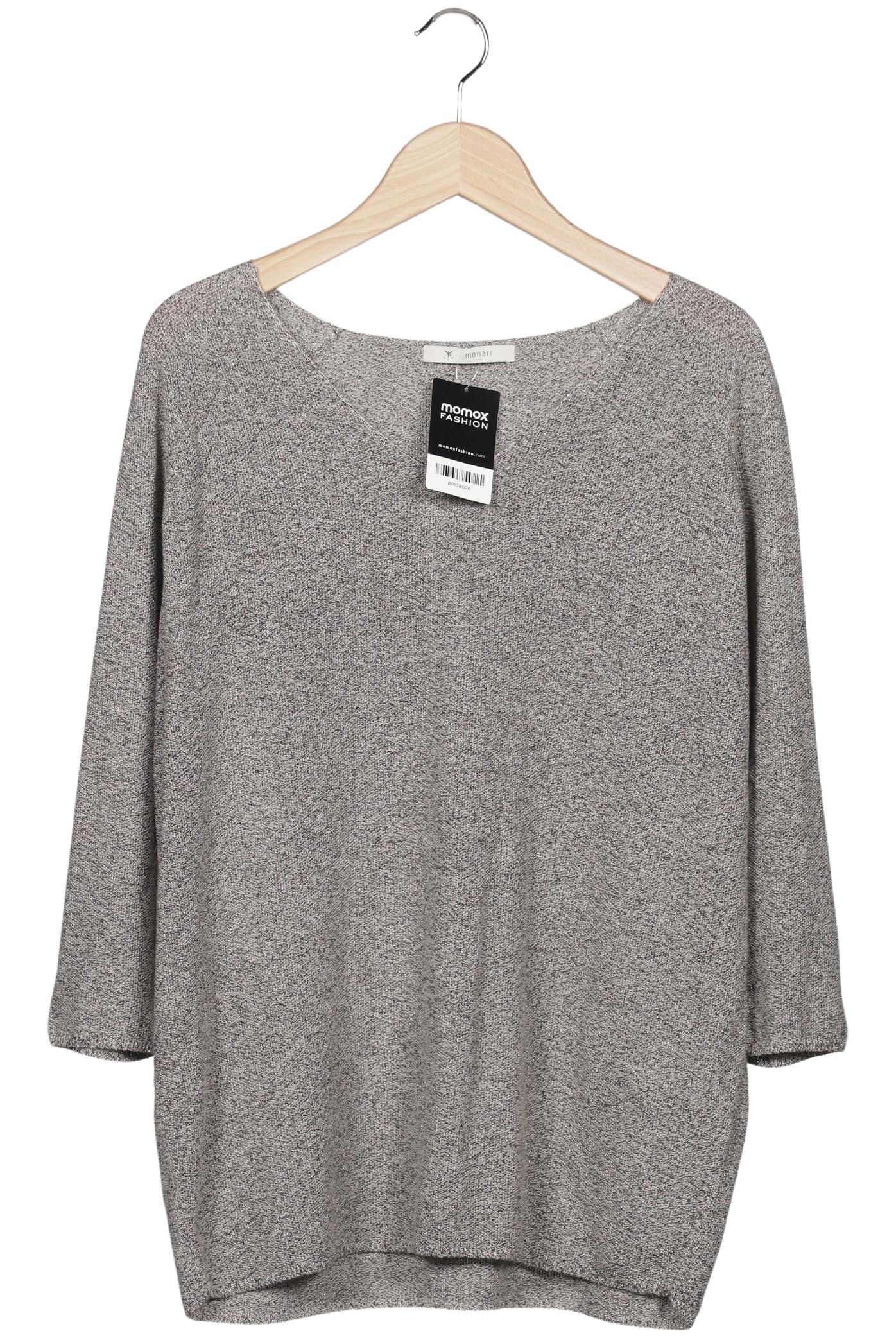 

monari Damen Pullover, grau, Gr. 44
