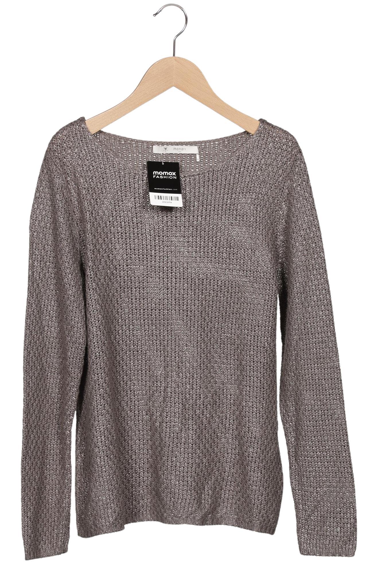 

monari Damen Pullover, grau, Gr. 38