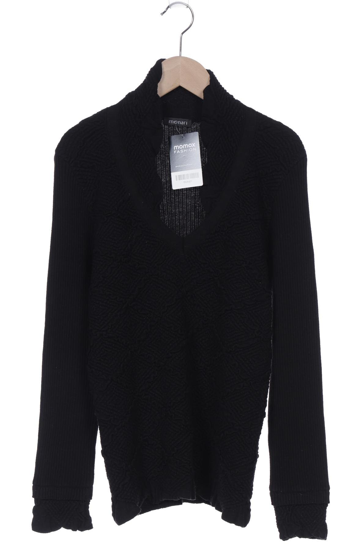 

monari Damen Pullover, schwarz, Gr. 44